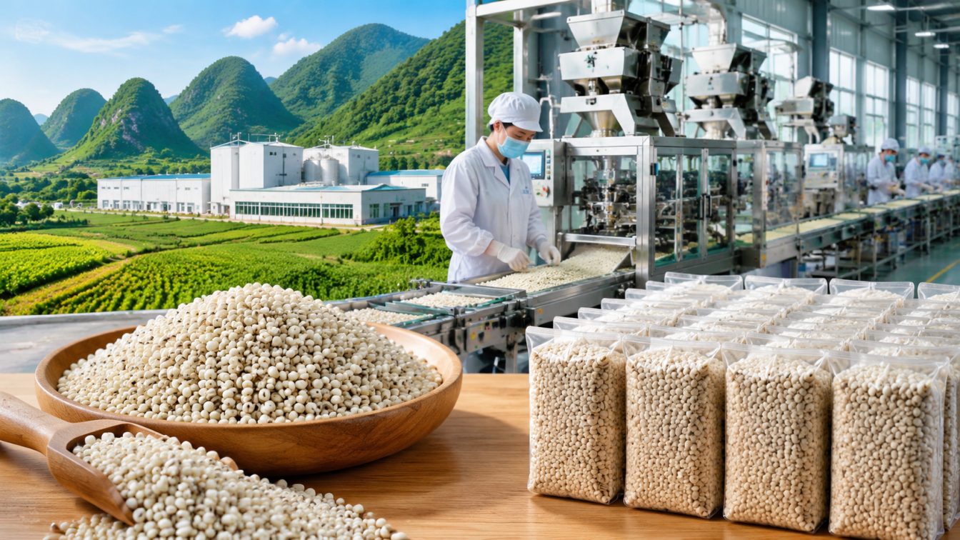 洪雅县为薏仁米采购提供产地直供